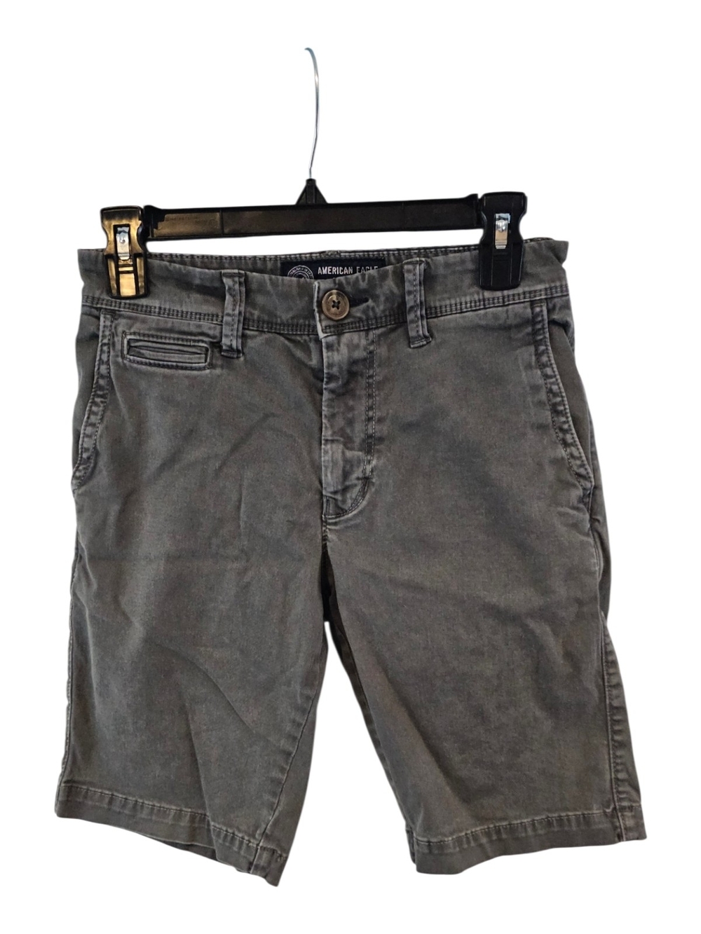 3/$25 American Eagle Size 26 Gray Shorts Active Flex Slim